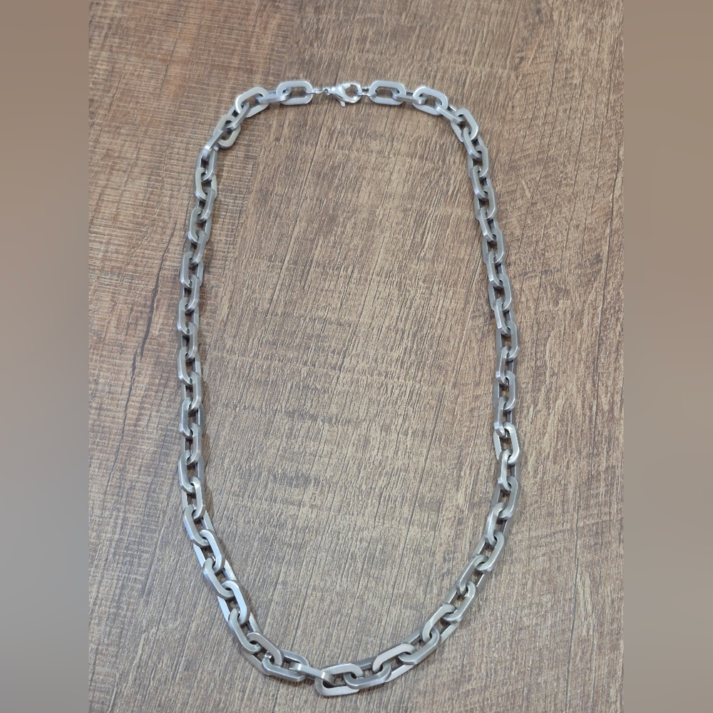 Chunky Stainless Steel Chain 21"